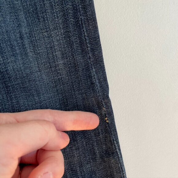 CITIZENS OF HUMANITY COH Ingrid Stretch #002 Low Waist Flare Jean Dark Wash 24 - Picture 9 of 16